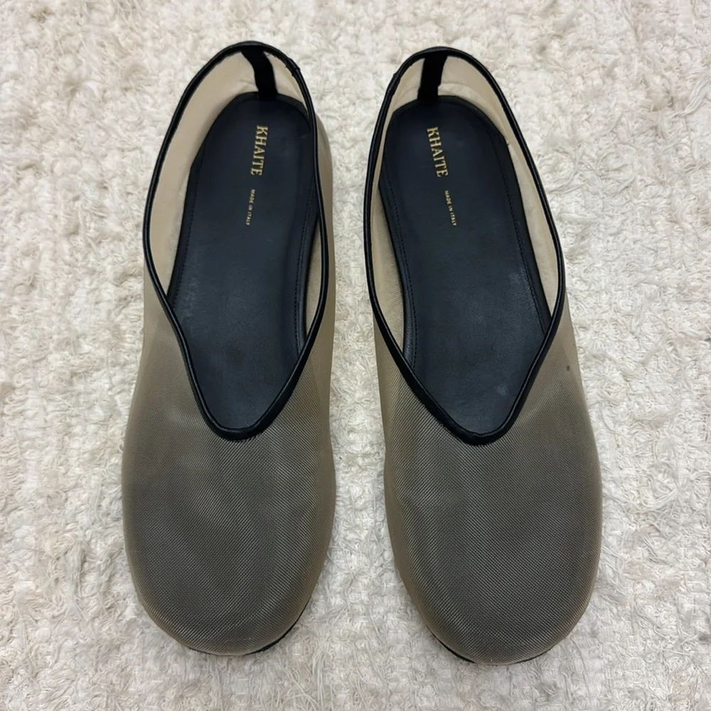 Khaite Mesh Ballet Flats size 39.5 - Picture 2 of 5